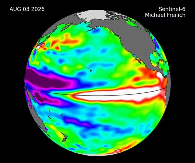 El Niño pode ser muito forte entre outubro e dezembro, aponta agência climática dos EUA
