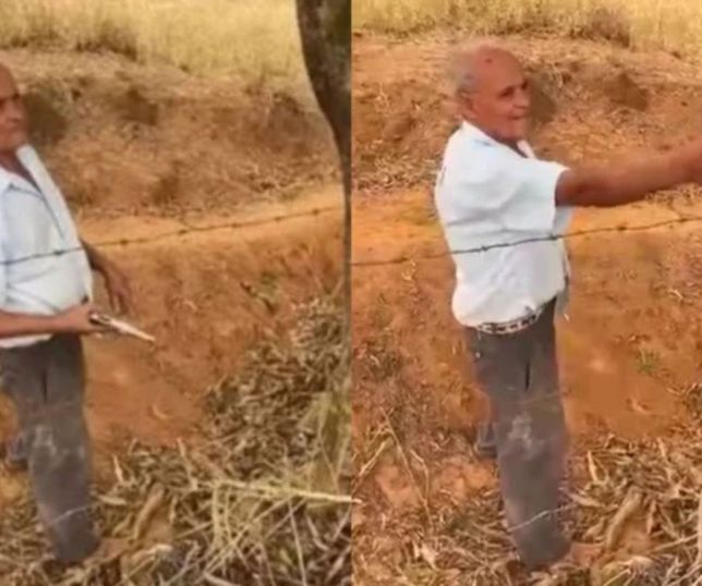 IMAGENS FORTES! Filho gravou pai sendo morto por vizinho em briga por pé de manga antes de matar o suspeito. VEJA