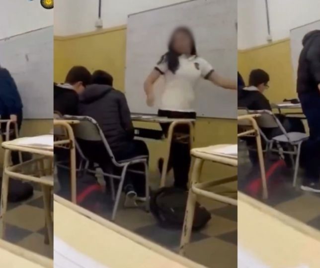 'ELE AGUENTOU ATÉ ONDE DEU': Aluno perde o controle após sofrer bullying de grupo de meninas dentro da sala de aula. VEJA VÍDEO