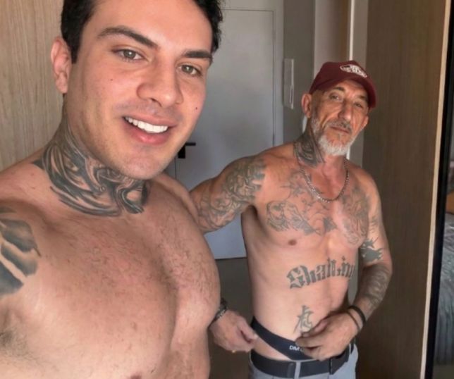Brotheragem de amigo! Cristian Cravinhos aparece de calcinha ao lado de ator pornô e causa alvoroço nas redes sociais. VEJA VÍDEO