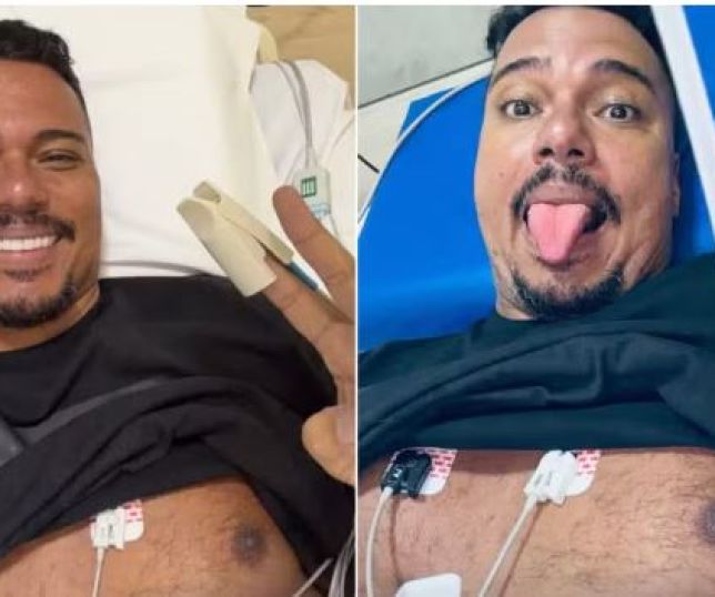 Bruno Cardoso, do Sorriso Maroto, é internado após queda de pressão e desidratação em Natal