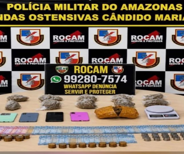 Suspeito foge e mulher é presa em flagrante delito com 1,4 kg de drogas no bairro Petrópolis, Zona Sul de Manaus. VEJA REPORTAGEM DO ‘PORTAL DO ZACARIAS’ AO VIVO