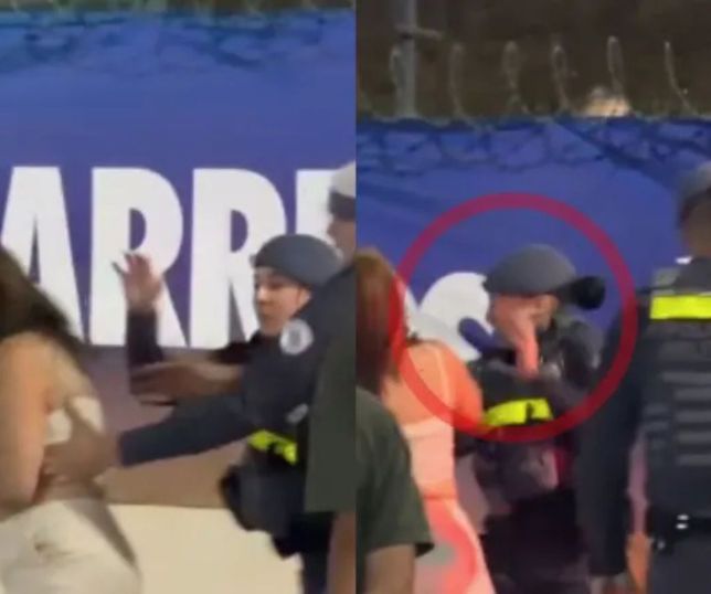 Mulher é detida após agredir policial militar durante festa em Barretos. VEJA VÍDEO 