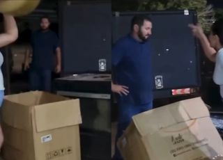 Mulher destrói móveis e eletrodomésticos durante briga com ex-marido por divisão de bens. VEJA VÍDEO