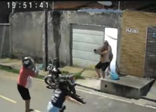 Mulher reage a assalto e entra em luta corporal com suspeito no Piauí e policial à paisana intervém. VEJA VÍDEO 