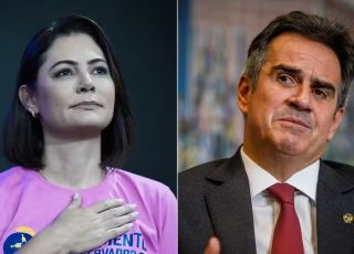 Michelle Bolsonaro liga para Ciro Nogueira para defender Tereza Cristina como vice de Flávio