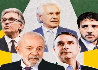 Quaest: Lula tem 38% no 1º turno; Flávio, 31%; Caiado, 4%; Renan, 4%; Zema, 2%