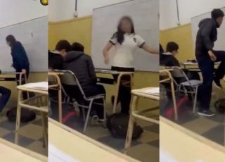 'ELE AGUENTOU ATÉ ONDE DEU': Aluno perde o controle após sofrer bullying de grupo de meninas dentro da sala de aula. VEJA VÍDEO