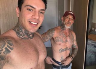 Brotheragem de amigo! Cristian Cravinhos aparece de calcinha ao lado de ator pornô e causa alvoroço nas redes sociais. VEJA VÍDEO