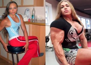 Russa que pesava 40 quilos se torna a mulher mais musculosa do mundo