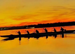Expedição inédita de canoa havaiana vai conectar Manaus a Anavilhanas em ação de turismo e sustentabilidade