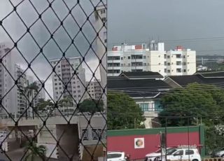Chuva volta a atingir Manaus após período de tempo seco e calor intenso. VEJA VÍDEOS