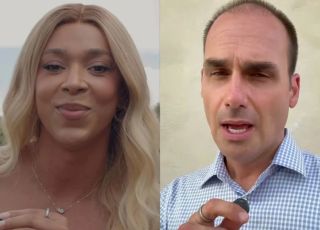 Juiz muda data de audiência em ação de Erika Hilton contra Eduardo Bolsonaro