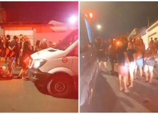 Carro na contramão e dirigido por suposto policial militar atropela idoso e sua acompanhante no Conjunto Osvaldo Frota, Zona Norte de Manaus. VEJA VÍDEOS