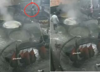 Homem morre queimado após cair em caldeirão com melaço fervente em fábrica na Índia. VEJA VÍDEO 