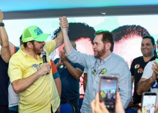 Renato Júnior anuncia apoio a Plínio Valério na disputa pelo Senado