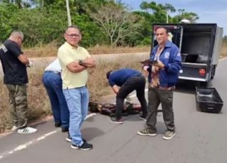 Corpo de mulher em avançado estado de decomposição é encontrado na estrada de Iranduba, Região Metropolitana de Manaus. VEJA VÍDEO