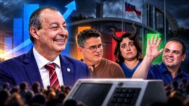 'SEGREDOS DE BASTIDORES': AS PESQUISAS DISCORDAM EM QUASE TUDO - MENOS NUMA COISA: OMAR AZIZ ESTÁ NA FRENTE E COM OS DOIS PÉS NO SEGUNDO TURNO