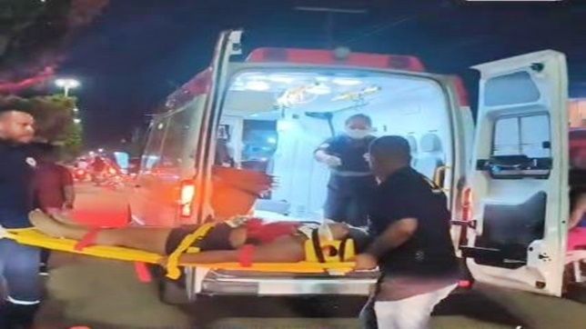 MULHER SUPOSTAMENTE EMBRIAGADA É ATROPELADA  POR MOTOCICLETA E SOFRE TRAUMATISMO CRANIANO EM TABATINGA, INTERIOR DO AMAZONAS