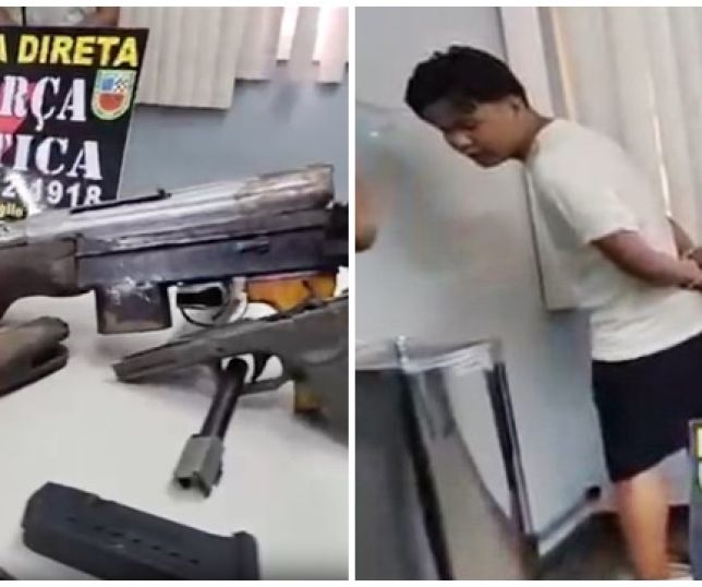 Força Tática recebe denúncia e prende homem que fabricava armas de fogo dentro da própria casa no bairro Nova Cidade, Zona Norte de Manaus. VEJA VÍDEOS