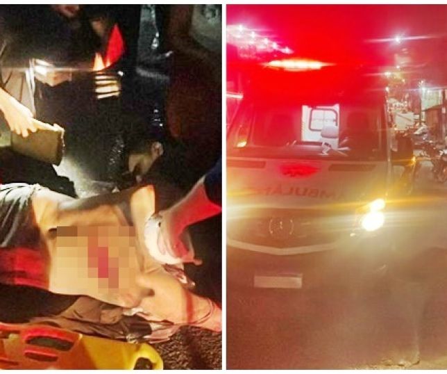 Carro em alta velocidade atinge motocicleta e deixa dois homens gravemente feridos no bairro Jorge Teixeira, Zona Leste de Manaus. VEJA VÍDEOS