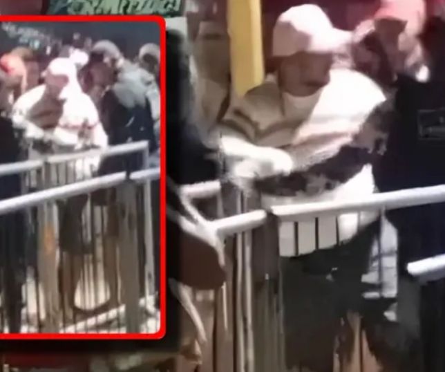 Homem causa confusão e parte para cima de policiais durante o FECANI. VEJA VÍDEO