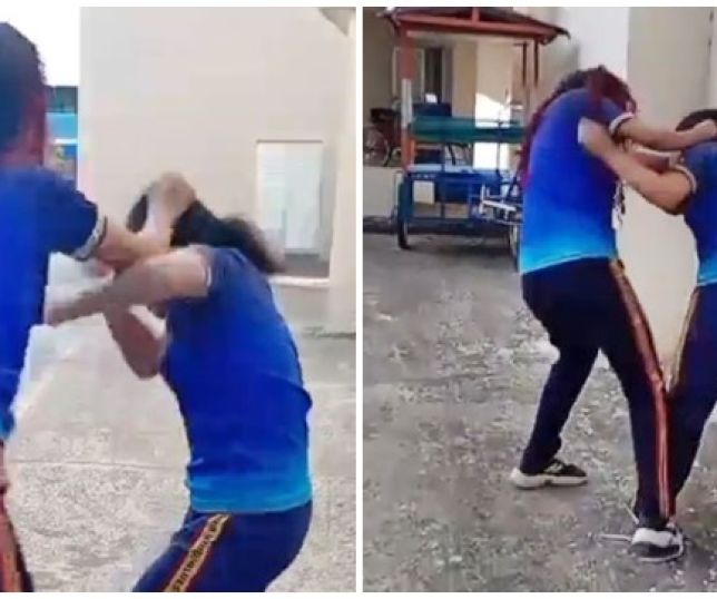 Estudantes são filmadas trocando socos e puxões de cabelos no centro educacional de tempo integral de Parintins, interior do Amazonas. VEJA VÍDEO