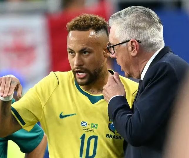 Ancelotti confirma fim do ciclo de Neymar na Seleção: ''Ele já disse que não quer voltar''