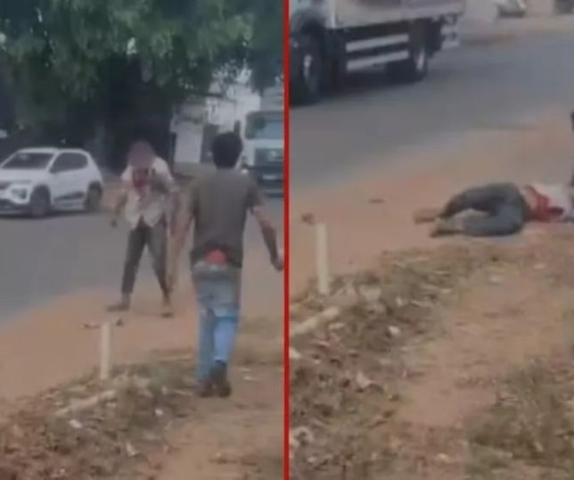Briga entre moradores de rua termina com lâmina cravada no peito de homem de 36 anos. VEJA VÍDEO