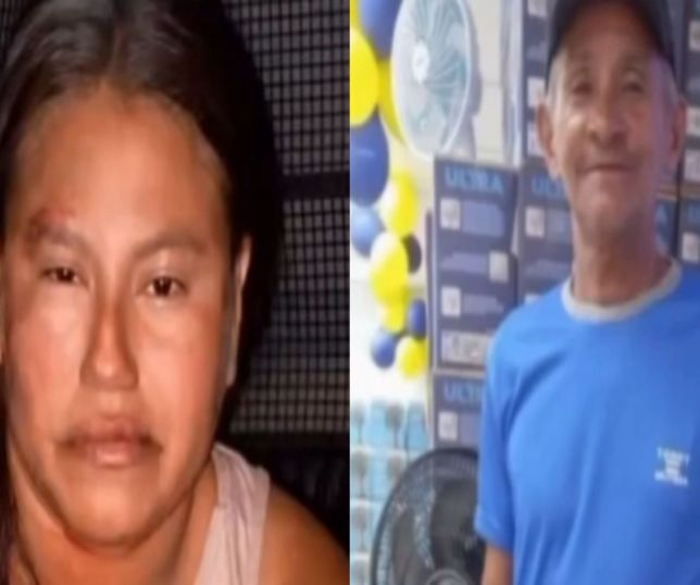 Vídeo registra discussão antes de mulher matar idoso a facadas em Monte Alegre. VEJA AS IMAGENS 