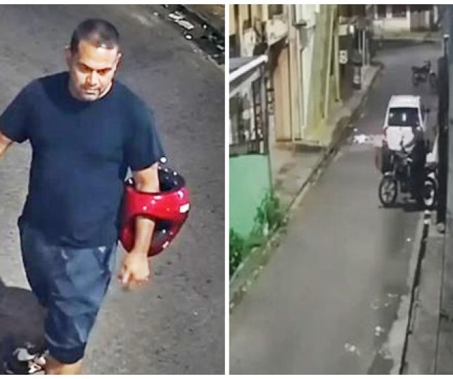 Câmeras de segurança filmam criminoso furtando motocicleta de garagem no bairro Mauazinho, Zona Leste de Manaus. VEJA VÍDEOS