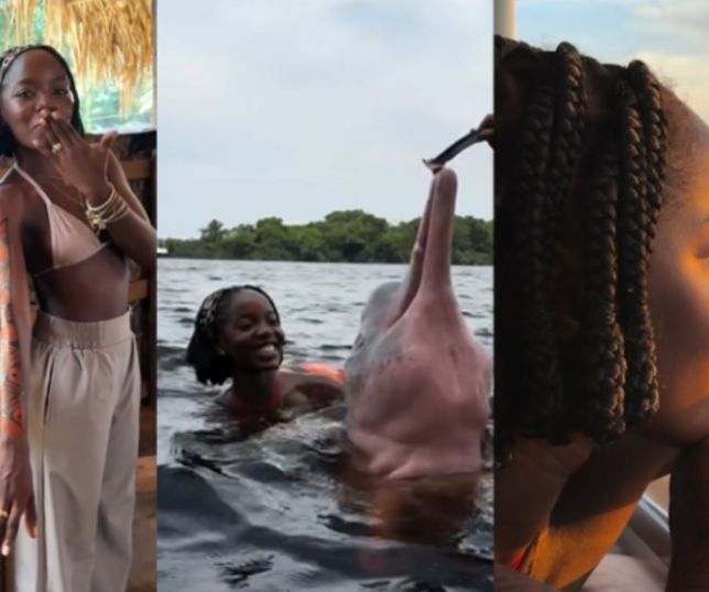 Clara Moneke se encanta com Manaus e promete voltar para provar pirarucu. VEJA VÍDEO