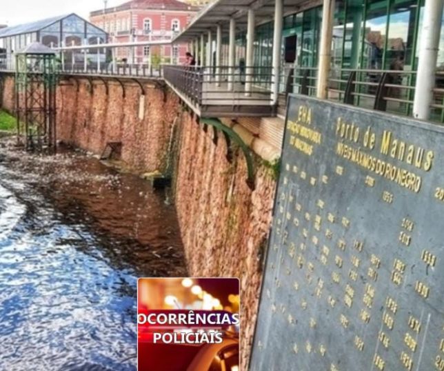 Rio Negro baixa 20 cm por dia em Manaus e se aproxima de marca da seca