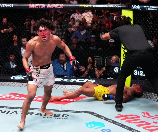 Raoni Barcelos é levado ao hospital após derrota e susto no UFC Vegas 121