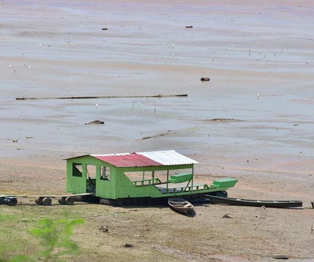 Rio Negro registra 19,2 metros e fica quase 4 metros abaixo do nível de 2025 em Manaus