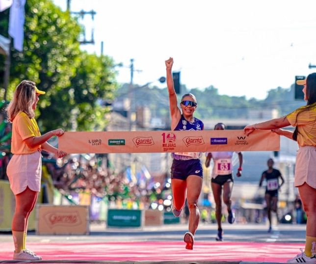 Núbia de Oliveira conquista bicampeonato nas Dez Milhas Garoto com chegada emocionante