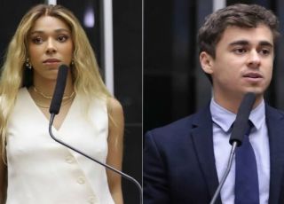 Erika Hilton aciona Justiça Eleitoral contra Nikolas Ferreira por laudo falso da PF