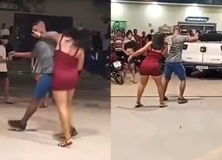 CIÚME, BEBIDA E CONFUSÃO! Mulher se revolta após companheiro olhar para amiga e ‘bebedeira de posto’ termina na peia em Guajará, interior do Amazonas. VEJA VÍDEO