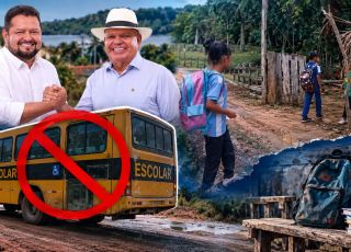 Toco Santana e Toinho Cidade deixam alunos da zona rural de Borba sem transporte escolar e pais se revoltam: ''eles só querem estudar''. VEJA VÍDEOS