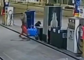 IMAGENS FORTES! Frentista morre após ser agredido durante assalto a posto de combustíveis no Pará. VEJA VÍDEO