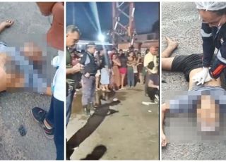 IMAGENS FORTES! Motoqueiro morre em violento acidente após supostamente fazer 'grau' no bairro Lago Azul, Zona Norte de Manaus. VEJA VÍDEOS E REPORTAGEM DO ‘PORTAL DO ZACARIAS’ AO VIVO