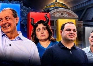 QUAEST: Omar Aziz lidera com 29% e Maria Enxofre e Roberto Cidade travam briga apertada pelo segundo lugar