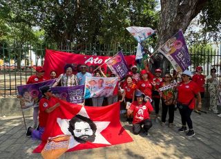Ato de Negros, Negras e Indígenas com Lula, reúne candidatos, entidades do movimento negro, movimentos sociais e culturais no Centro de Manaus