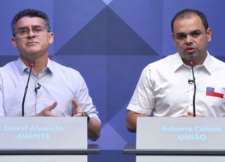 David Almeida confronta Roberto Cidade sobre contratos de empresas da família durante debate. VEJA VÍDEO