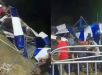 Brinquedo de cadeira voadora desaba e deixa sete crianças feridas em parque na Venezuela. VEJA VÍDEO
