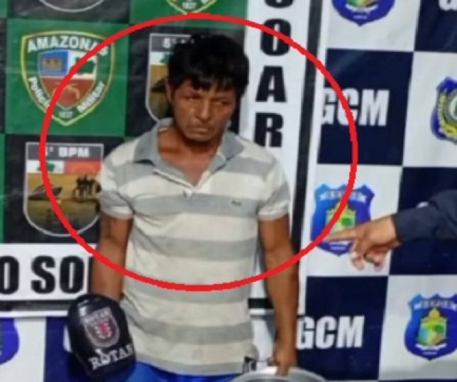 Usuário de drogas que pratica furtos constantes para sustentar o vício é preso mais uma vez em Coari, interior do Amazonas