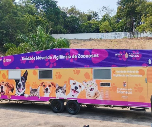 Unidade móvel Caramelo da prefeitura inicia cirurgias de cães e gatos no bairro São José Operário, Zona Leste de Manaus