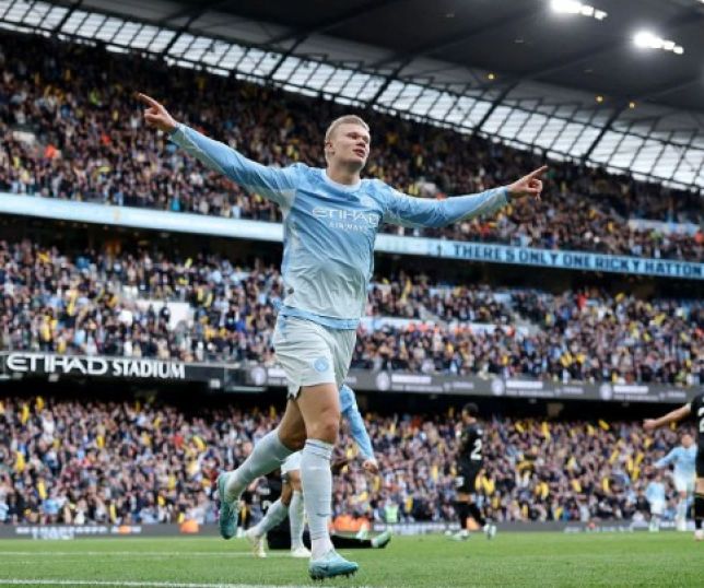 Haaland marca dois e City vence o Ipswich Town pela Premier League