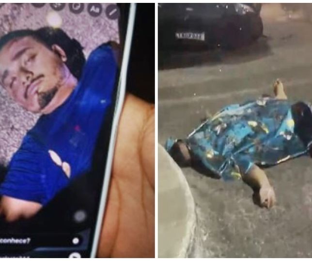 IMAGENS FORTES! Motociclista morre na hora após violenta colisão com carro na Avenida Grande Circular, Zona Leste de Manaus. VEJA VÍDEOS
