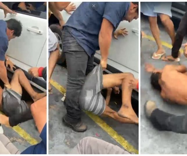 IMAGENS FORTES! Populares filmam doloroso castigo aplicado em suspeito de assaltos no bairro Betânia, Zona Sul de Manaus. VEJA VÍDEOS